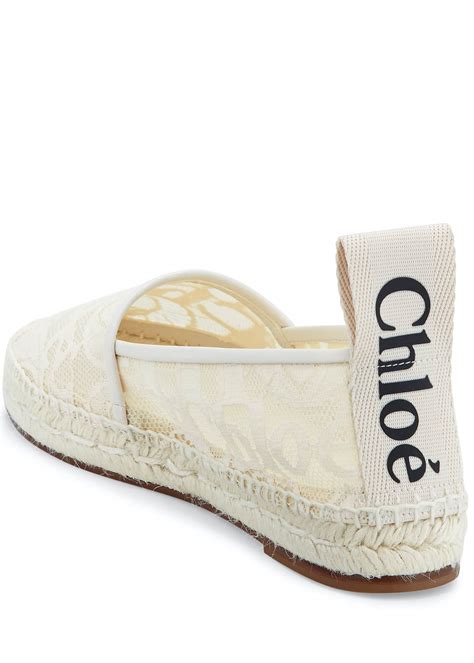 chloe woody espadrilles|chloe woody lace espadrilles.